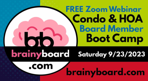 Condo Board Member Boot Camp Webinar